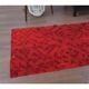 Vintage Turkish Hand-Knotted Wool Cotton Red Kilim Runner Rug 72x256