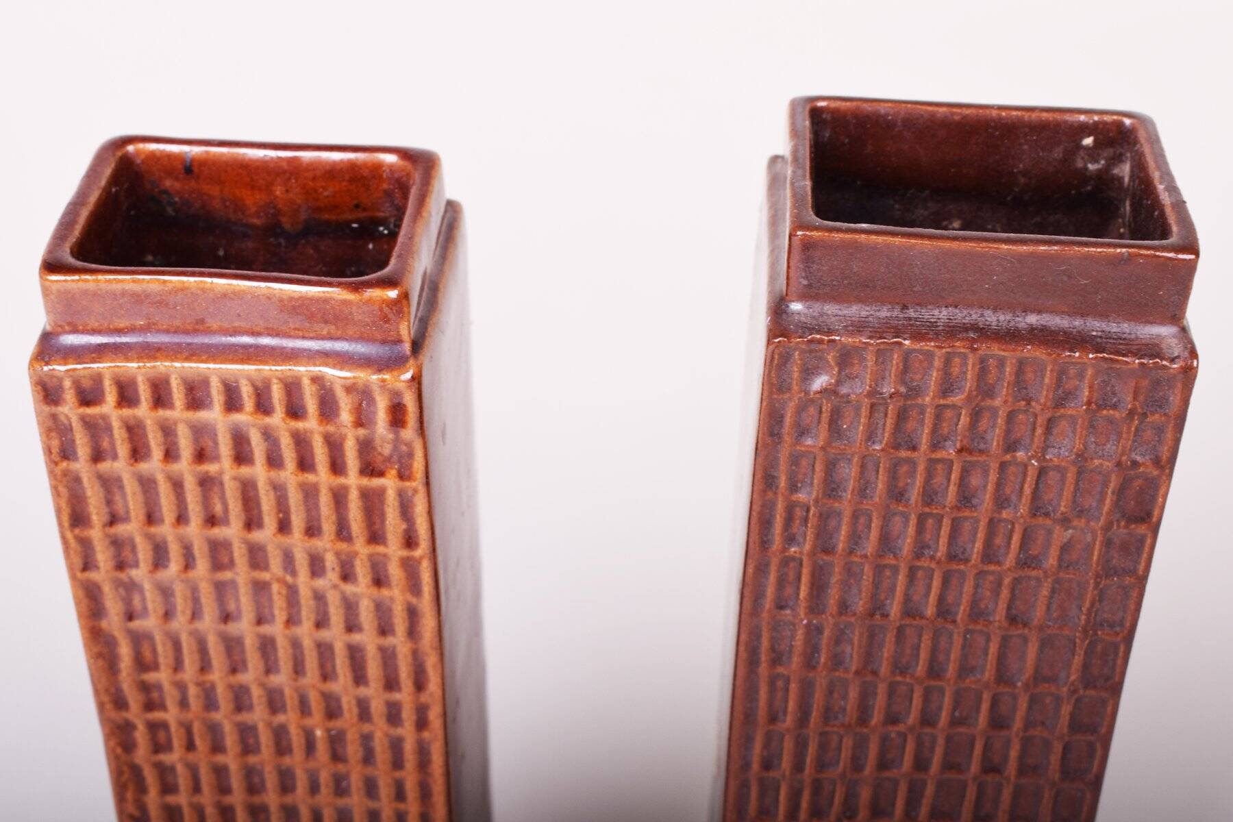 Mid-Century Vases in Ceramic by Kramika Horní Bříza, Czech, 1970s, Set of 2