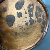 Original Metal Copper Brutalist Hollywood Regency Umbrella Stand Germany, 1970s