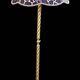 Bronze and brass floor lamp Italy 50