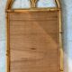 Vintage rattan mirror 82x45cm