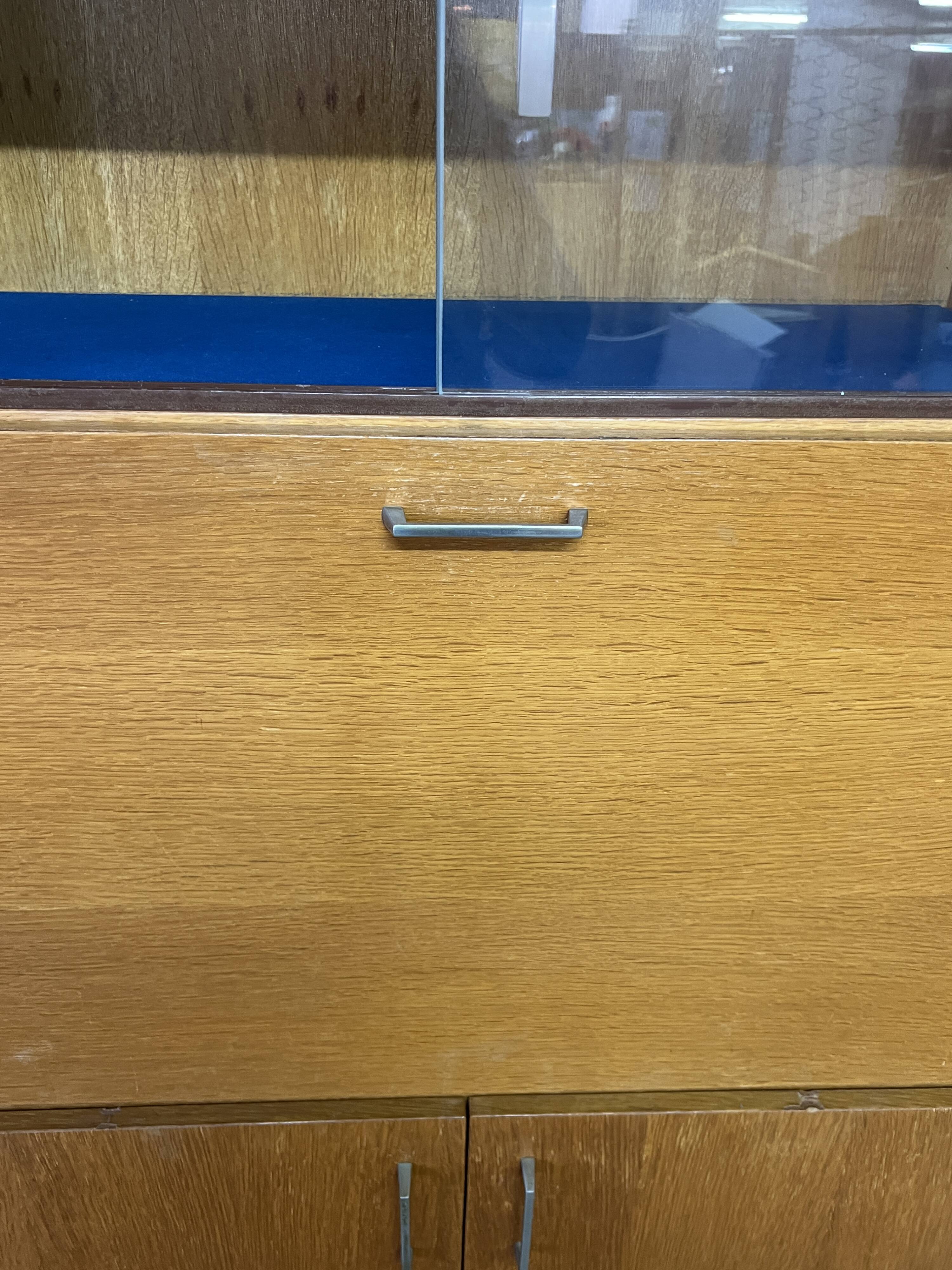 Small vintage secretary cabinet