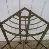 Old metal plants door 1/4 round