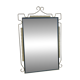 Vintage 1950s neoclassical style gold metal mirror
