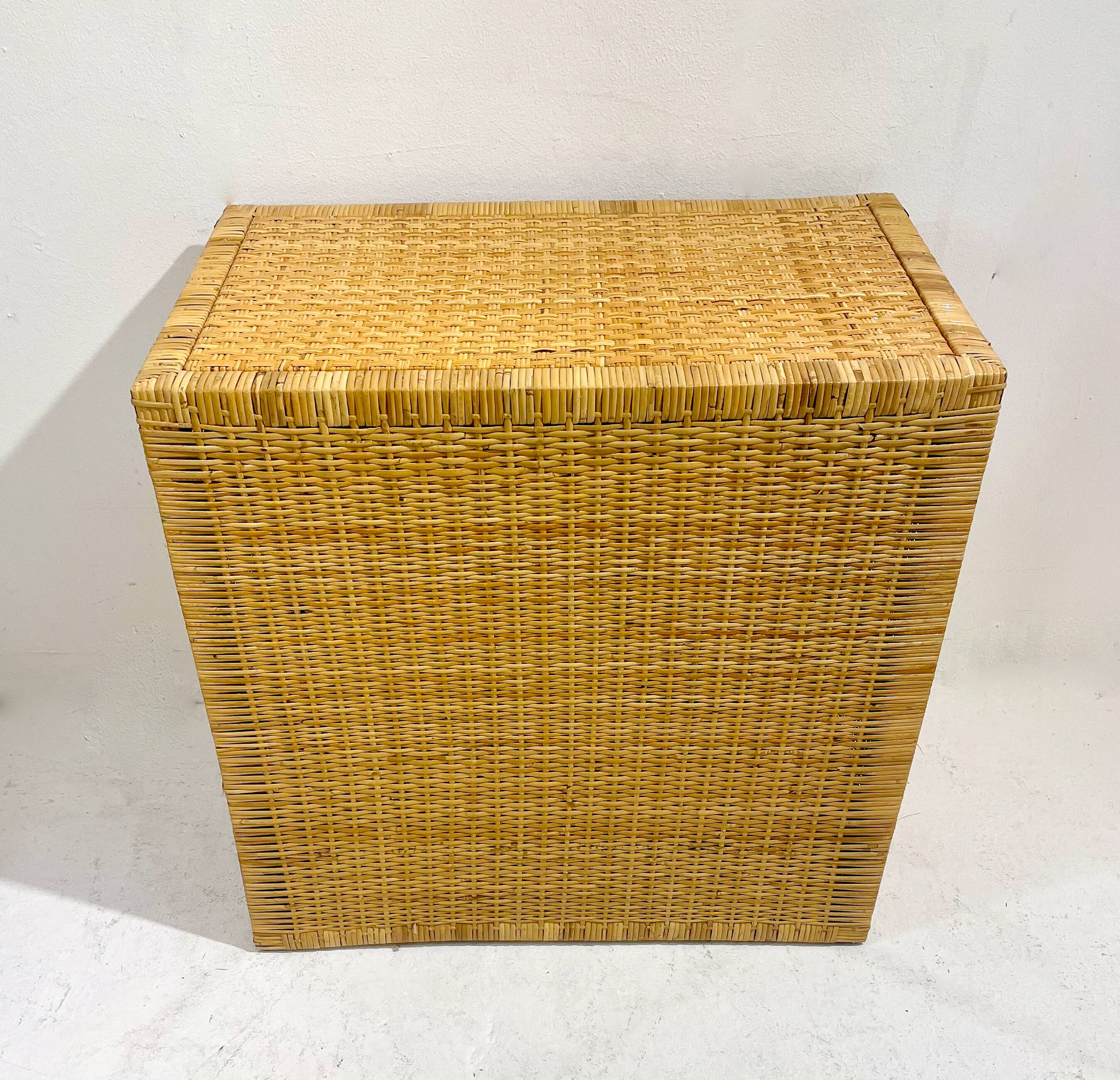 Mid-Century Modern Dresser, Rattan