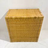 Mid-Century Modern Dresser, Rattan
