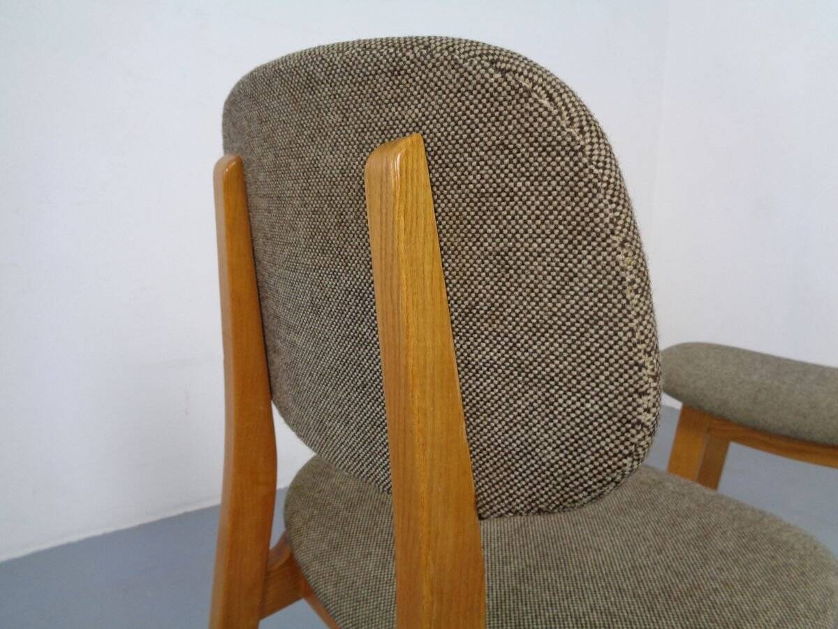 Set of Beech Chair & Stool, 1960s