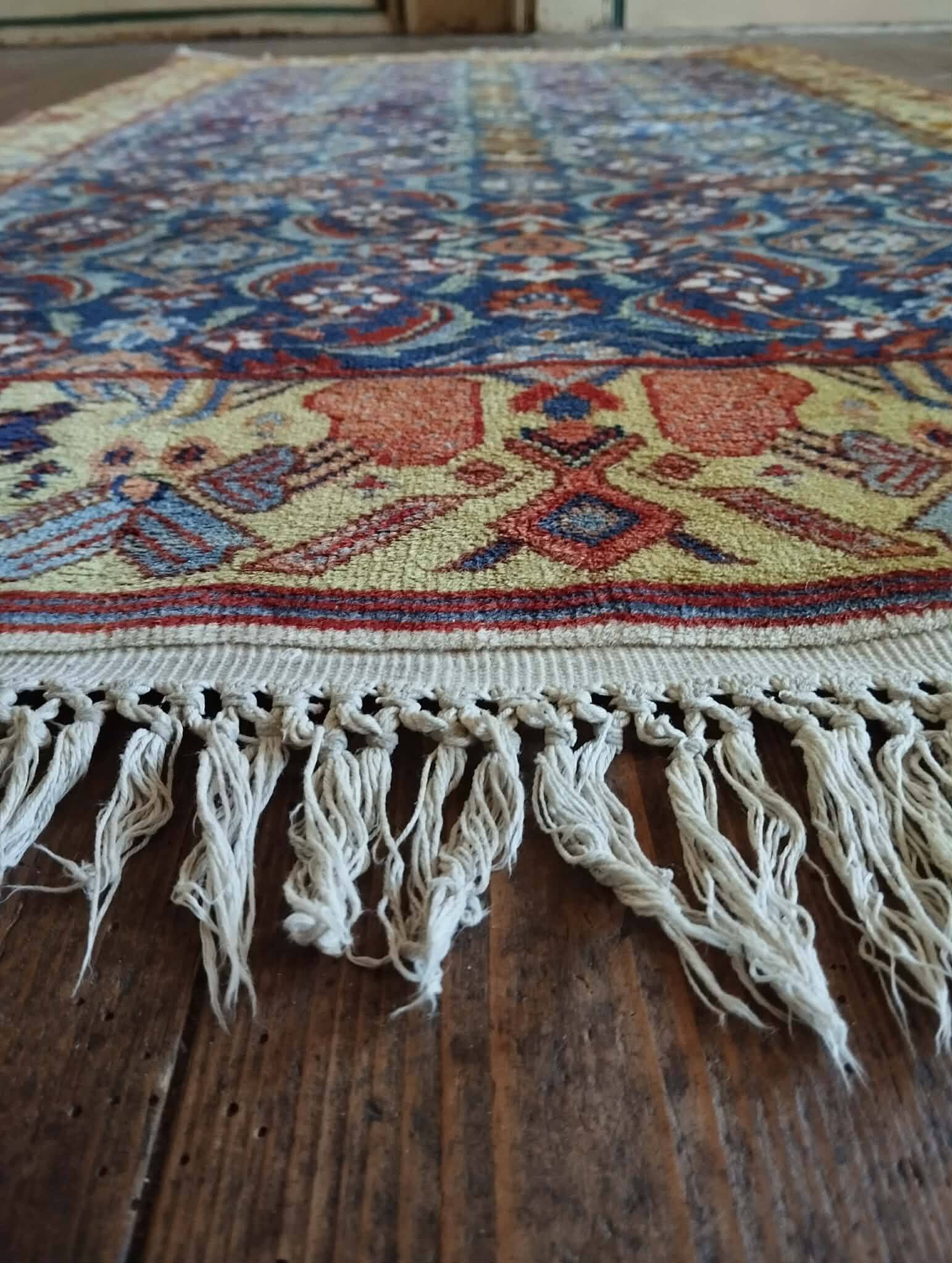 Handmade Indo Herati rug 157x90cm