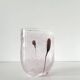Bubble glass vase Kosta Boda Sweden 1980