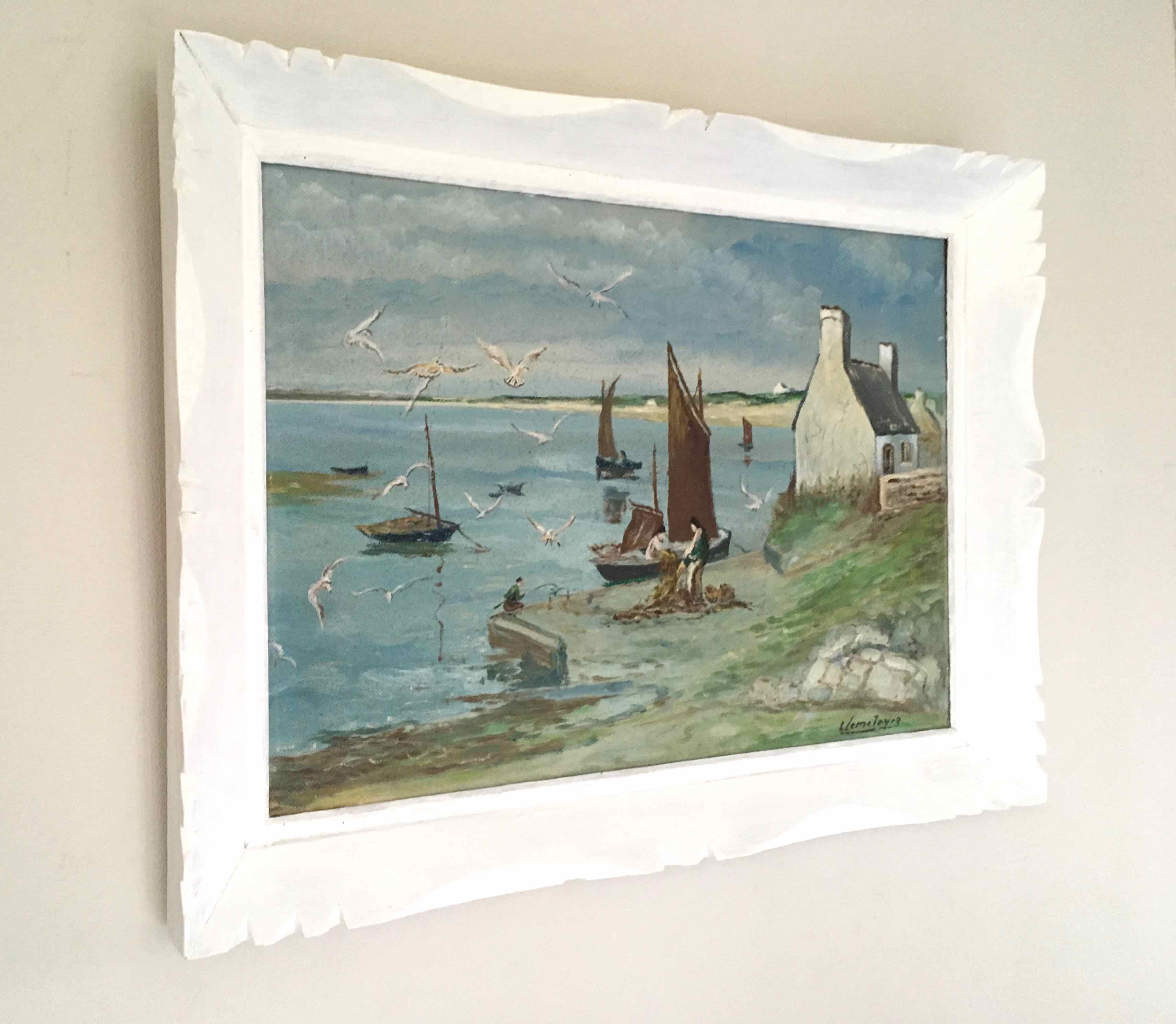 Painting former marine Brittany