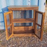 Old teak mesh pantry