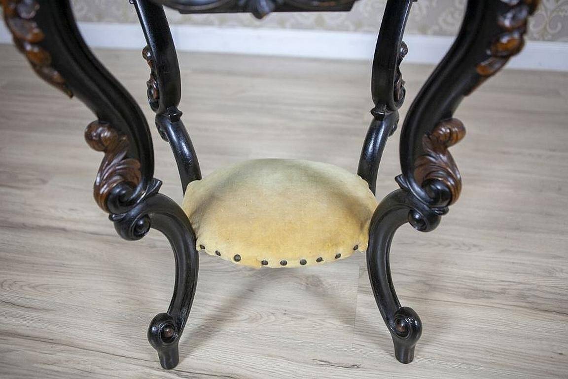 Inlaid Sewing Table in Various Woods, 1890s
