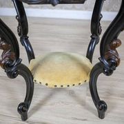 Inlaid Sewing Table in Various Woods, 1890s