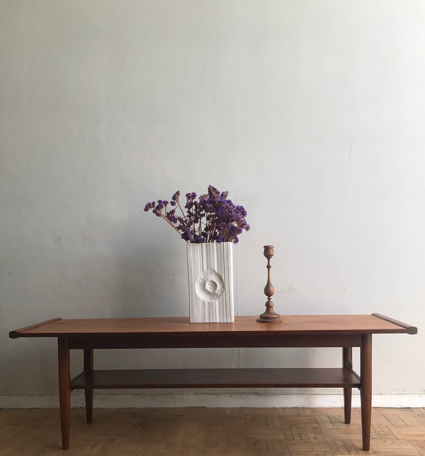 Table basse en teck des années 1960
