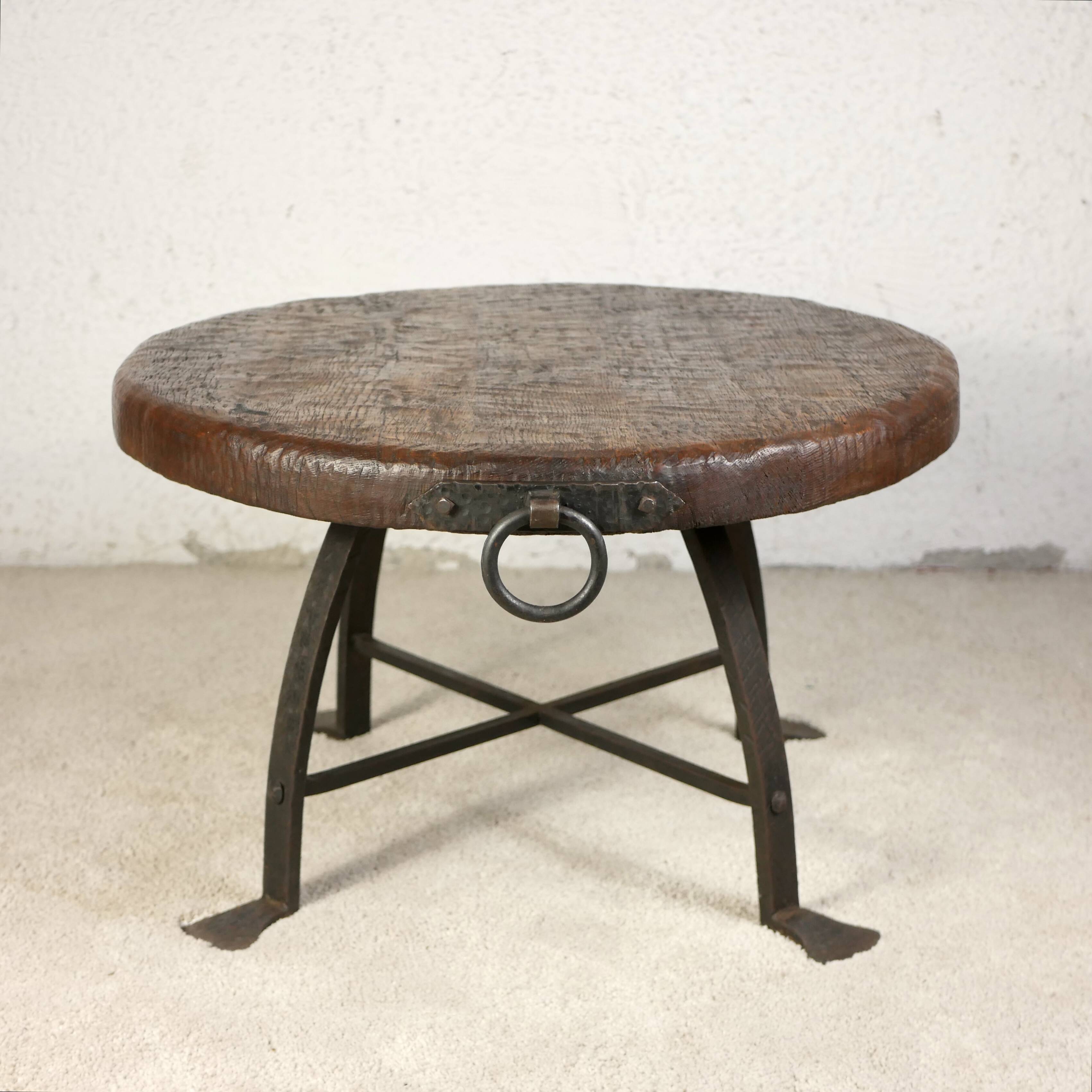 Brutalist round table