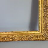 Old wooden frame - golden stucco period 1900 66x50cm, leaf 57x41 cm S26