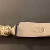 Art Nouveau steel and bakelite knives