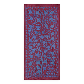 Hand knotted rug, vintage Turkish rug 95x190 cm