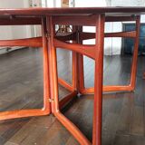 Extremely rare - Danish 20/59 vintage Drop Leaf table in teak by Peter Hvidt and Orla Mølgaard Nielsen for France & Søn - 6 - 8 people
