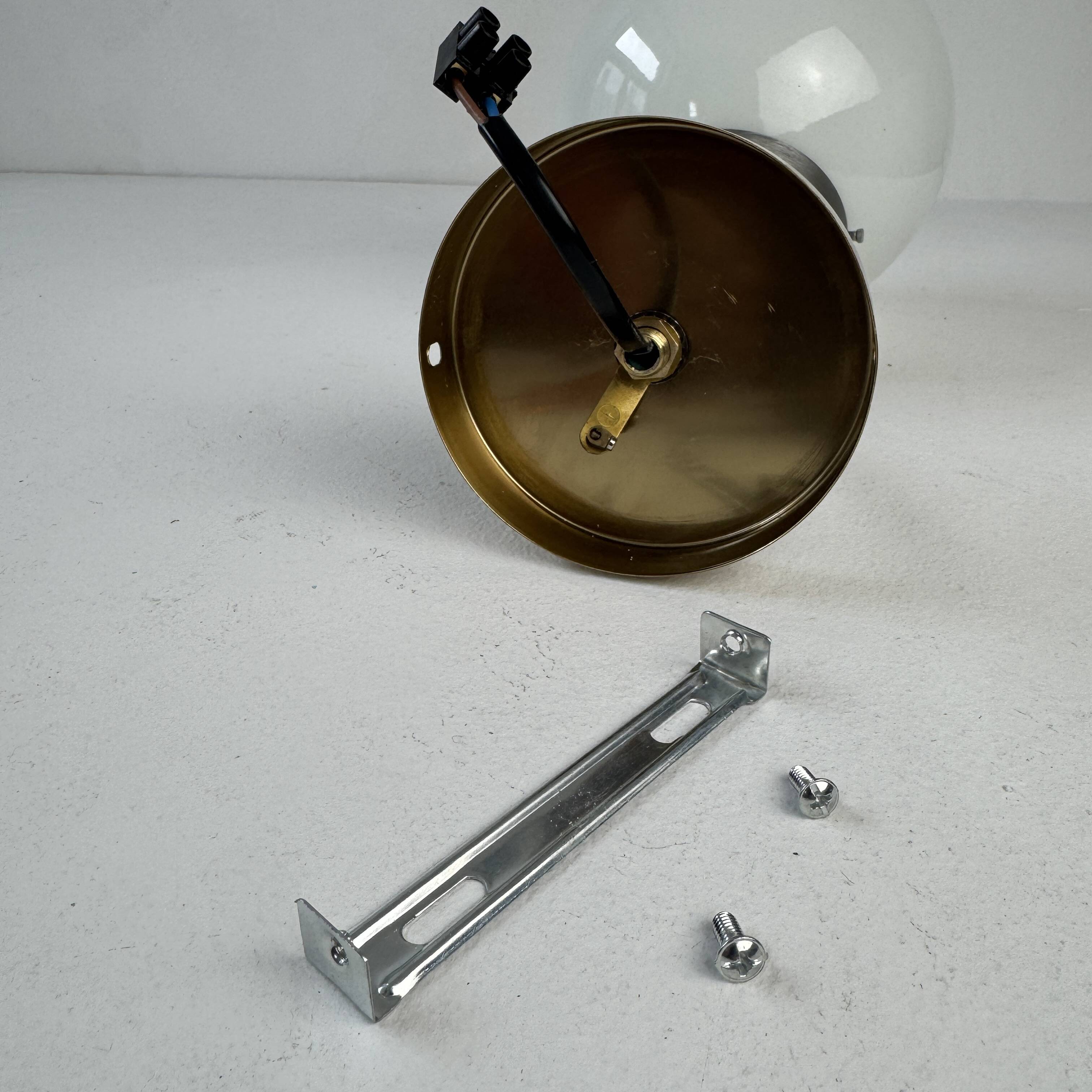 Old vintage opaline wall light
