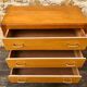 Vintage blond wood chest of drawers, circa 60s