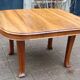 Art Nouveau extendable table in walnut from the 1900s, Nancy school.