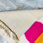 Handmade pure wool rug, size 100 x 200 cm