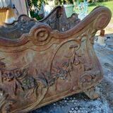 Large 1900 Cast Iron Planter in Rocaille Style: Charleville - Mézières