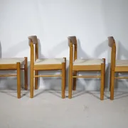 Danish Design Chairs in Teak by H.W. Klein for Bramin, Set of 4, 1960s