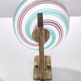 Rare Murano Glass and Brass Wall Light by Dino Martens for Aureliano Toso, Italy