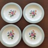 8 semi-deep plates Salins Opaceline 702