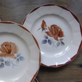 4 dessert plates from Digoin Sarreguemines 200892