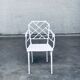 Calcutta Outdoor Armchair in Faux Bamboo by Hall Bradley for Brown Jordan, 1960s, Set of 4