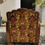 Art Deco armchair solid walnut