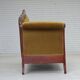 1950s, Danish 2-seater sofa in Biedermeier style, furniture velour.