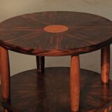 Art Deco gueridon in marquetry, circa 1930.