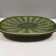 Beautiful large green dish from Danish Knabstrup 1950s