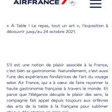 6 Bernardaud plates for Air France