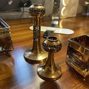 Scandinavian glassware set by Pentti Sarpaneva Turun Hopea Finland for Oy Kumela circa 1972