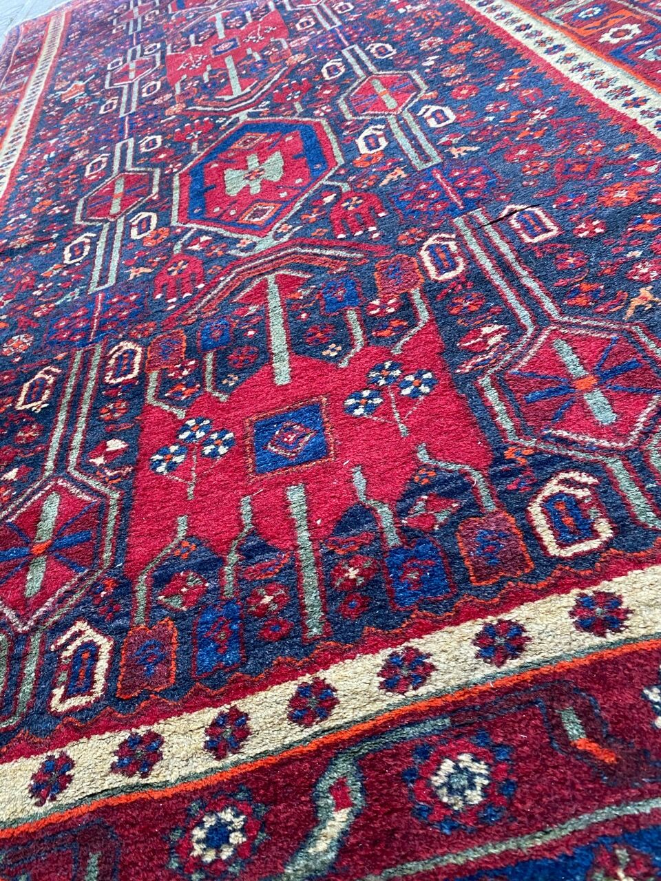 Bijar Persian carpet 136x298 cm