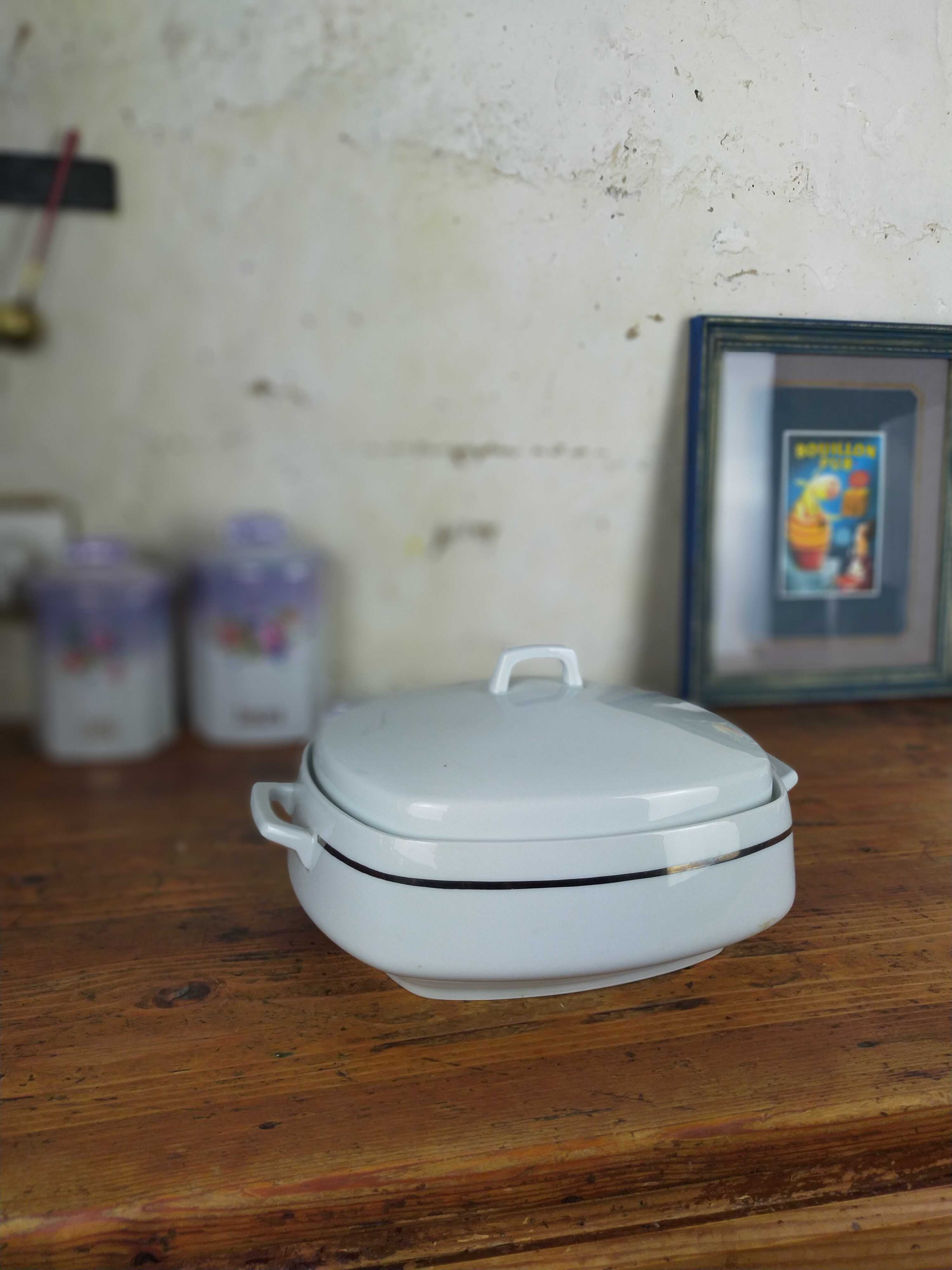 Sologne porcelain salad bowl or tureen
