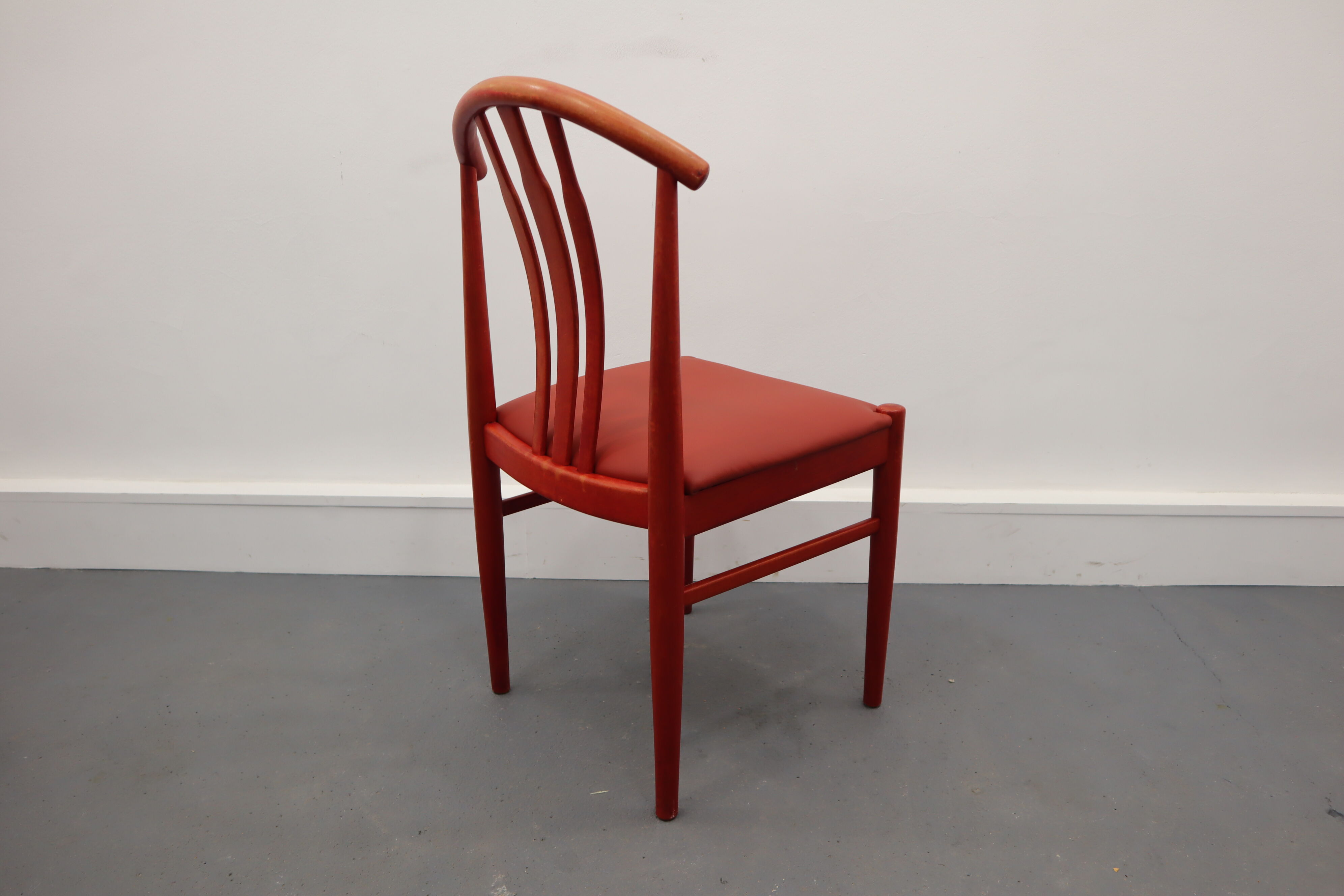 Swedish Dining Chairs by C. Ekström, A. Johansson & S. Hyssna, 1970s, Set of 4