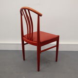 Swedish Dining Chairs by C. Ekström, A. Johansson & S. Hyssna, 1970s, Set of 4