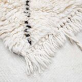 Moroccan Berber rug Marmoucha with black patterns 1.55x1.05m