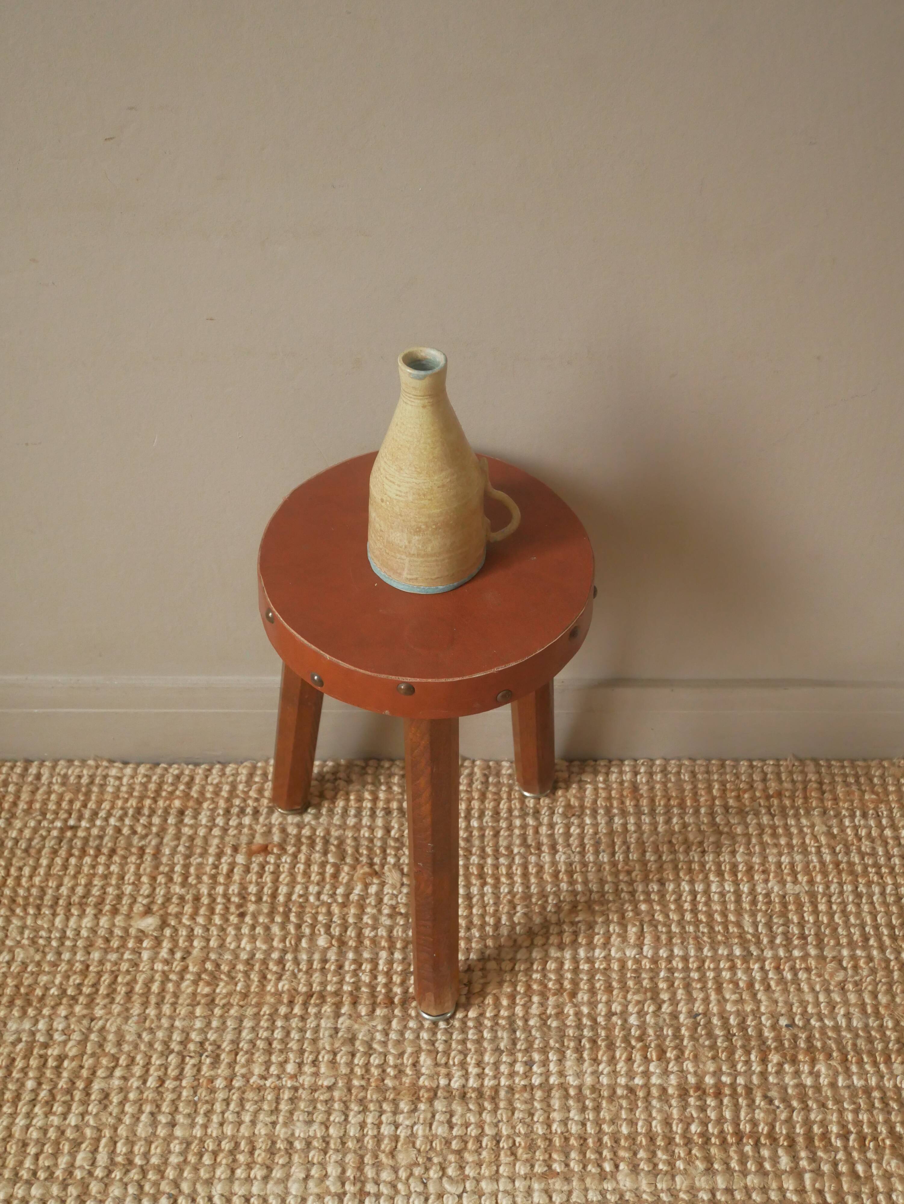 Vase soliflore in ceramic handmade pottery artisanal manufacturing contemporary design