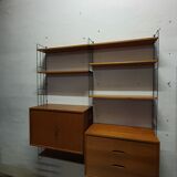 Wall bookcase wall bookcase edition WHB Germany from the 60s