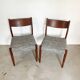 Paire de chaises scandinave