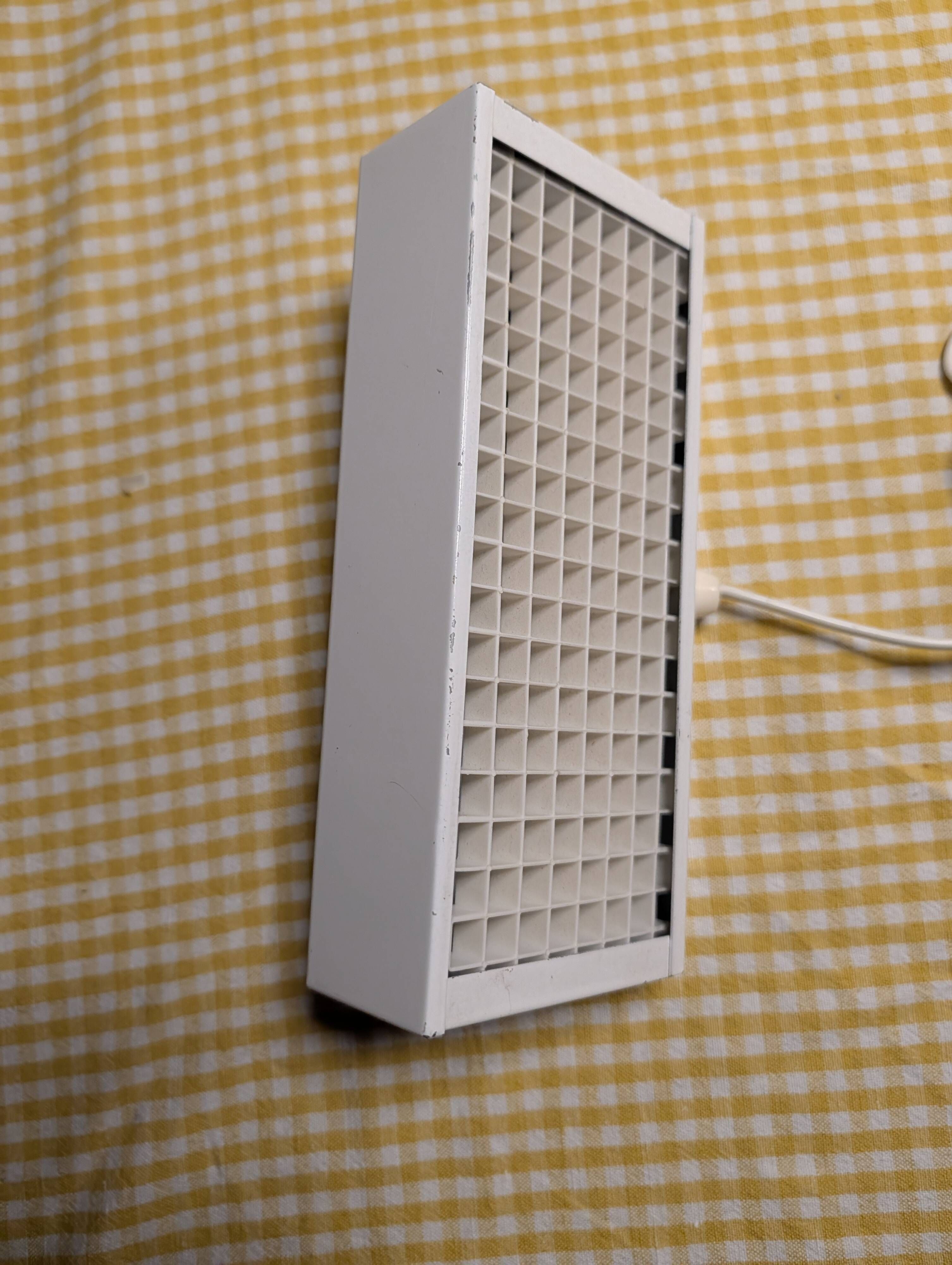 White Elidus bedside lamps in metal, designed by Hans-Agne Jakobsson.