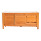 Vintage sideboard in elm wood. Edition by Simat. France 1970s.