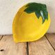 Painted glass dish “le citron”